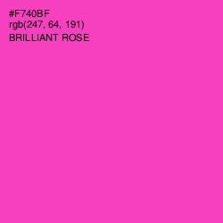 #F740BF - Brilliant Rose Color Image